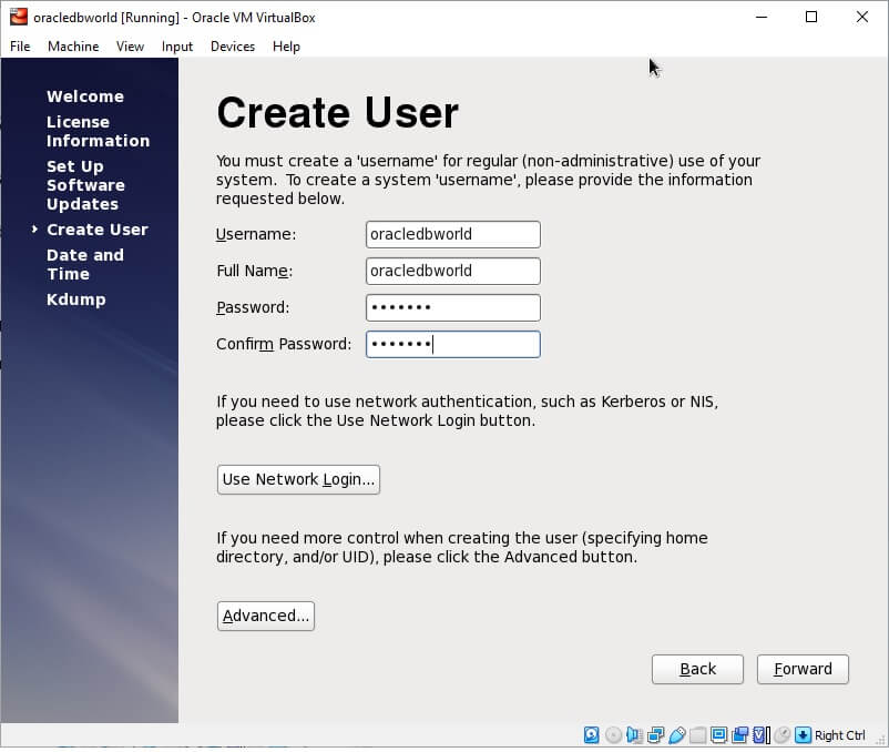 Request below. RHEL 6.0. Create a username.